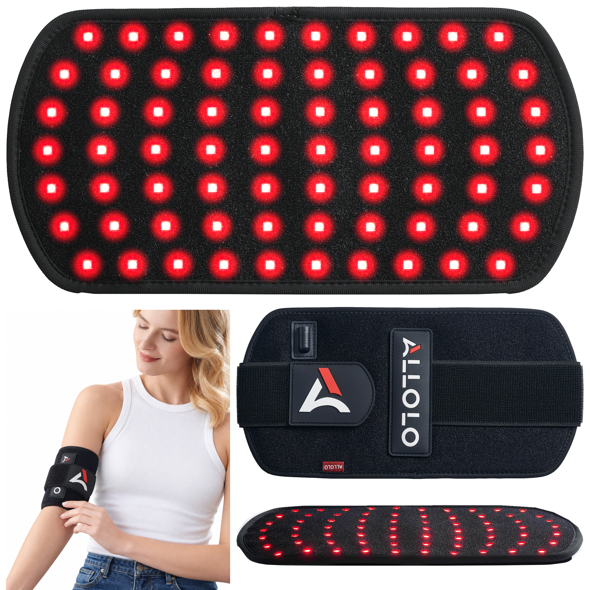 ALLOLO Red Light Therapy Belt | 12.6″ × 6.3″