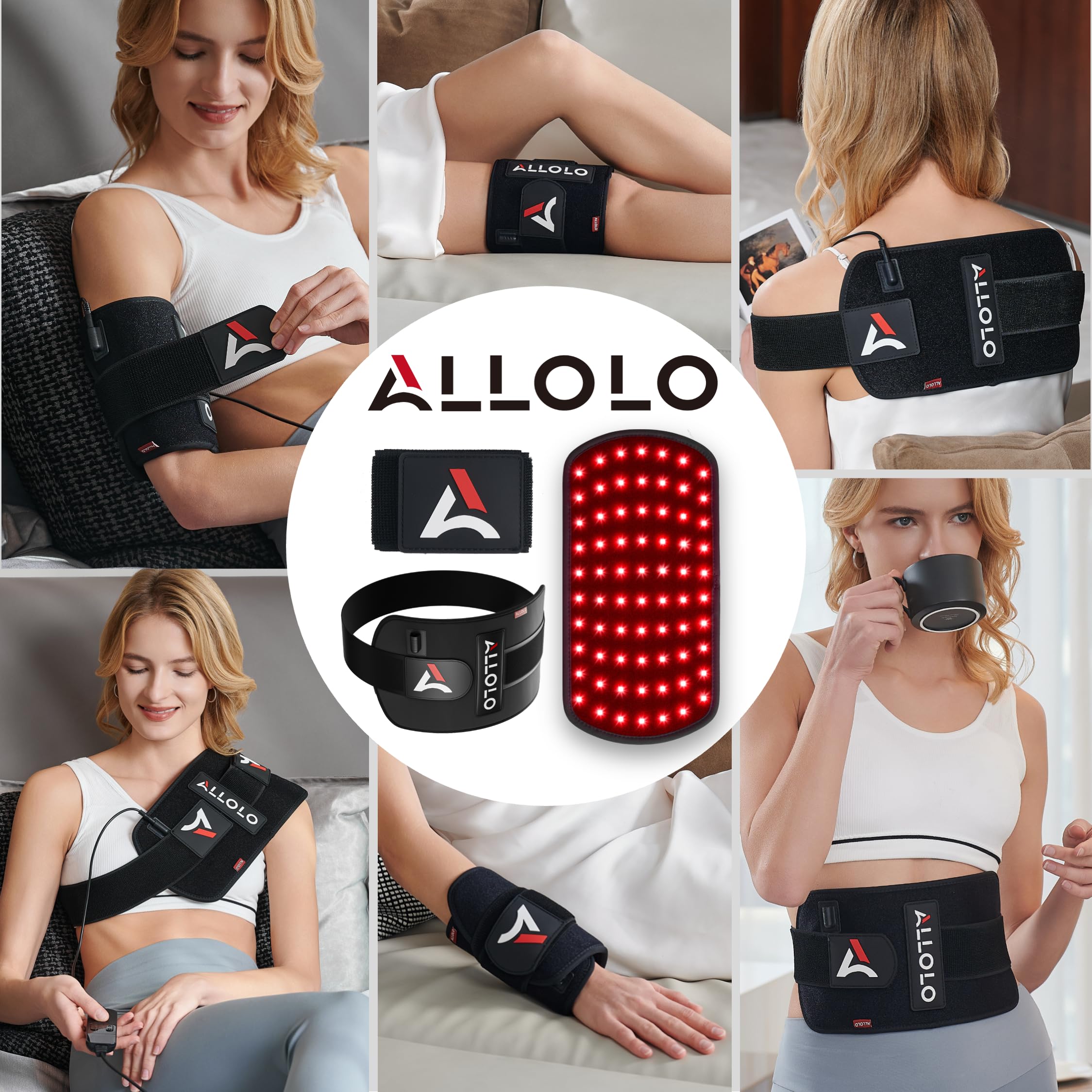 ALLOLO Red Light Therapy Belt | 12.6″ × 6.3″ — Product view 5